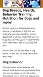 Mobile Screenshot of dognation.net